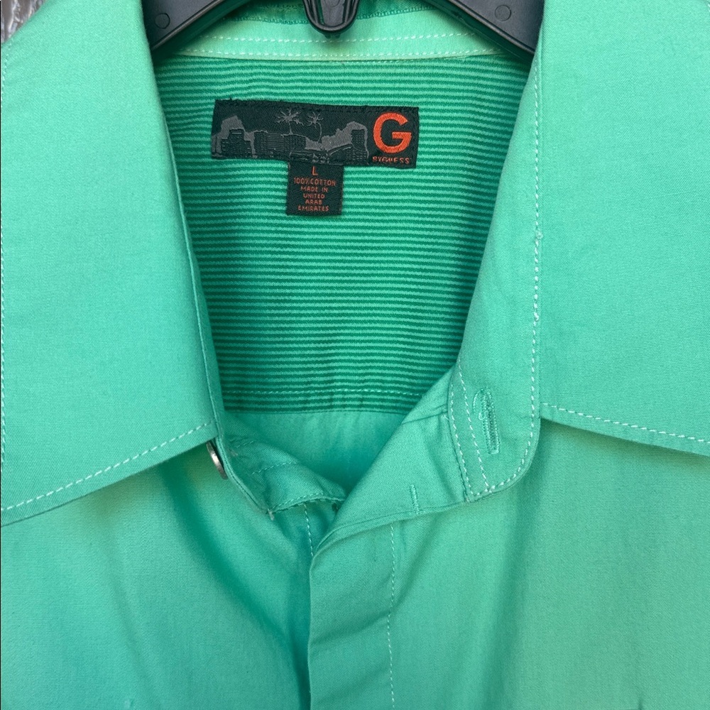 Wrangler Mint Green Collared Shirt - Picture 4 of 7